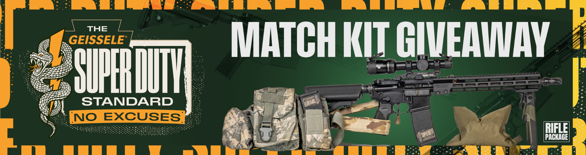 Geissele Super Duty Standard — Match Kit Giveaway, rifle package